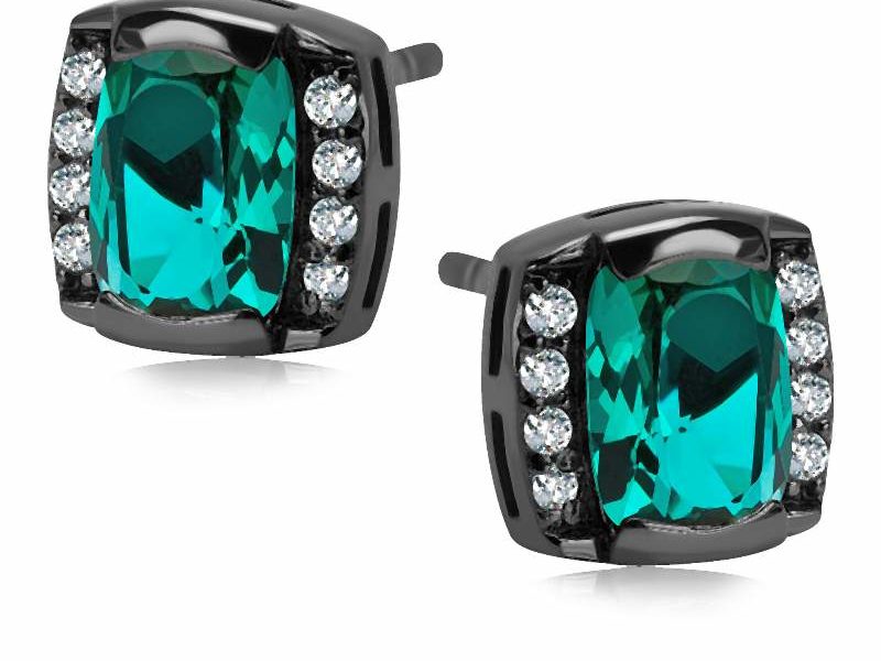 Tajemnica bizuterii, szmaragdowa zielen, liczne odcienie niebieskiego oraz bursztynowy braz