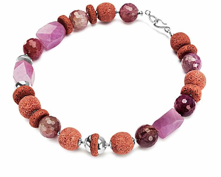 Ognisty pomarancz, amarantowy r?z oraz subtelna mieszanka blekit?w, bransoletki, naszyjniki – Kolekcja YES Palette