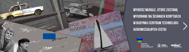 Mlodzi artysci z wroclawskiej ASP wsp?lnie z PPG Deco Polska ozdabiaja wnetrza budynku Centrum Technologii Audiowizualnych
