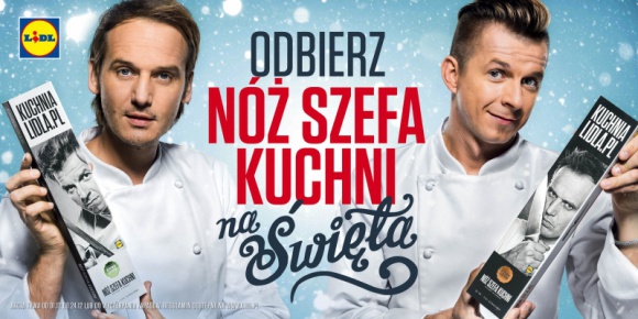 W Lidluâ€¦kroi siÄ™ niezÅ‚a akcja promocyjna na ÅšwiÄ™ta Styl Å¼ycia, LIFESTYLE - 1 grudnia br. w sklepach sieci Lidl startuje akcja promocyjna, w ktÃ³rej w zamian za zakupy bÄ™dzie moÅ¼na otrzymaÄ‡ jeden z dwÃ³ch profesjonalnych noÅ¼y szefa kuchni, ktÃ³re firmujÄ… Pascal Brodnicki i Karol Okrasa.