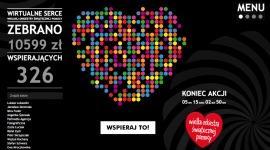 Wirtualne serce WOÅšP – pokaz siÅ‚y drzemiÄ…cej w cyfrowym tÅ‚umie