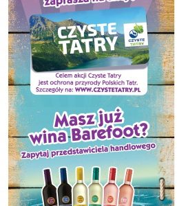 Barefoot Wine wspiera Stowarzyszenie Czysta Polska w akcji â€žCzyste Tatryâ€