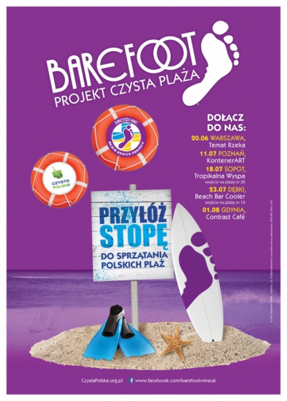 Bosa stopÄ… na polskich plaÅ¼ach! Styl Å¼ycia, LIFESTYLE - PosprzÄ…tajcie z nami polskie plaÅ¼e! Od 20 czerwca Å›ciÄ…gamy buty i bosÄ… stopÄ…, kolejny juÅ¼ raz wraz z Barefoot Projekt Czysta PlaÅ¼a wyruszamy w PolskÄ™ sprzÄ…taÄ‡ plaÅ¼e. PorzÄ…dki robimy w caÅ‚ym kraju.