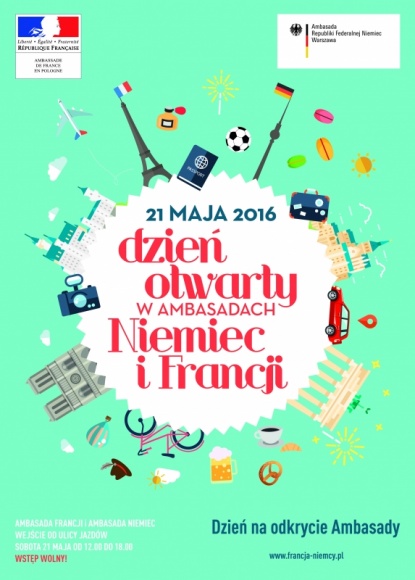 W goÅ›ci do ambasadorÃ³w Styl Å¼ycia, LIFESTYLE - WyjÄ…tkowy precedens w Å›wiecie dyplomatycznym! 21 maja Ambasady Francji i Niemiec otwierajÄ… swoje drzwi dla wszystkich warszawiakÃ³w. WstÄ™p wolny!