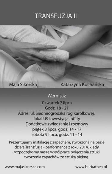 Wernisaż Transfuzja II – połączenie sztuki pięknej oraz zapachu Sztuka, LIFESTYLE - Zapraszamy na wernisaż, na którym sztuka połączy się z zapachem.