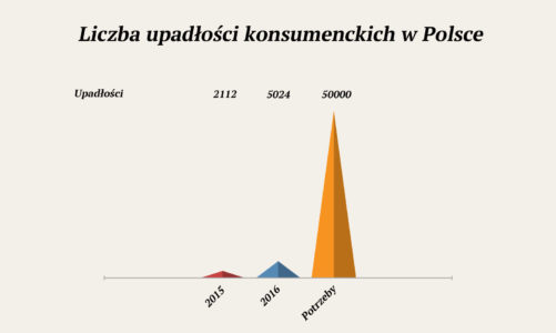 Liczba upadlosci konsumenckich otwartych na wniosek dluznik?w od poczatku tego roku podwoila