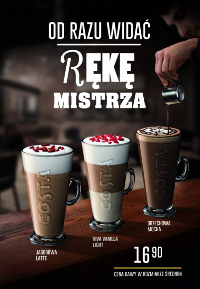 Wiosenny bukiet smakÃ³w w COSTA COFFEE Styl Å¼ycia, LIFESTYLE - Nowe, wiosenne menu COSTA COFFEE, a w nim m.in. smaki i aromaty jagÃ³d goji, granatu oraz sÅ‚odkiej wanilii.