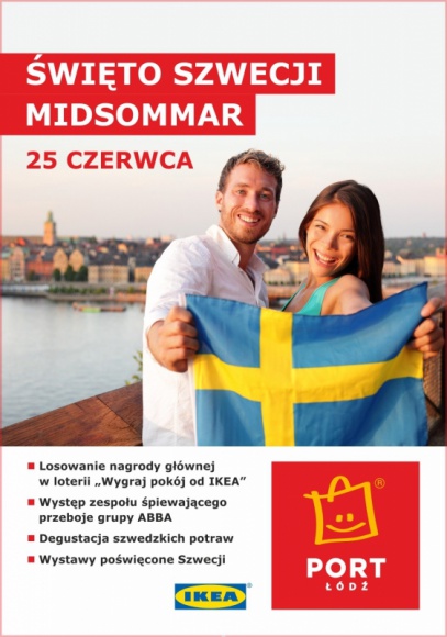 Szwedzkie powitanie lata w Porcie ÅÃ³dÅº Muzyka, LIFESTYLE - W najbliÅ¼szÄ… niedzielÄ™, 25 czerwca, Port ÅÃ³dÅº zaprasza na wielkie Å›wiÄ™towanie poczÄ…tku lata w szwedzkim klimacie. UsÅ‚yszymy najwiÄ™ksze przeboje zespoÅ‚u ABBA, obejrzymy dwie wystawy przygotowane przez AmbasadÄ™ Szwecji, a takÅ¼e skosztujemy prawdziwych szwedzkich klopsikÃ³w.