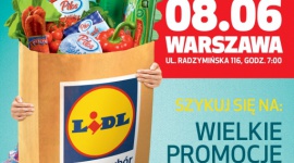 OTWARCIE NOWEGO SKLEPU LIDL W WARSZAWIE