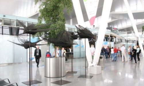 Ptaki Magdaleny Abakanowicz na wrocÅ‚awskim lotnisku