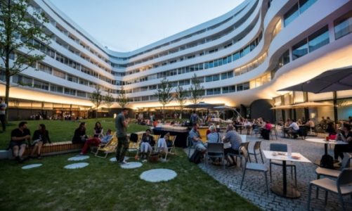 Otwarcie zielonego patio w centrum WrocÅ‚awia