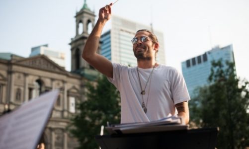 JIMEK wystÄ…piÅ‚ z MÅ‚odÄ… PolskÄ… FilharmoniÄ… na Placu Grzybowskim