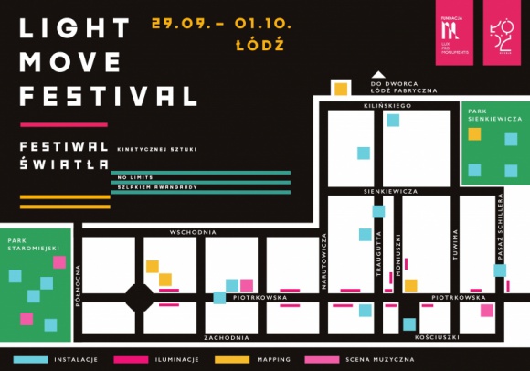 Rekordowa iloÅ›Ä‡ atrakcji w 7. edycji Light Move Festival Sztuka, LIFESTYLE - JuÅ¼ za szeÅ›Ä‡ tygodni centrum Åodzi rozÅ›wietli kolejna edycja Light.Move.Festival. Przez wzglÄ…d na pogodÄ™ termin festiwalu nieco przesuniÄ™to. SiÃ³dma edycja rozpocznie siÄ™ w piÄ…tek 29 wrzeÅ›nia, a zakoÅ„czy w niedzielÄ™ 1 paÅºdziernika.