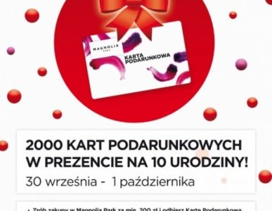 Urodziny Magnolia Park. 100 tys. zÅ‚ w prezencie dla klientÃ³w