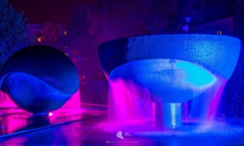 NiezwykÅ‚y pokaz Å›wietlny w Åodzi