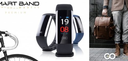 GOCLEVER Smart Band MAX FIT PREMIUM – zaawansowana opaska fitness w dobrej cenie