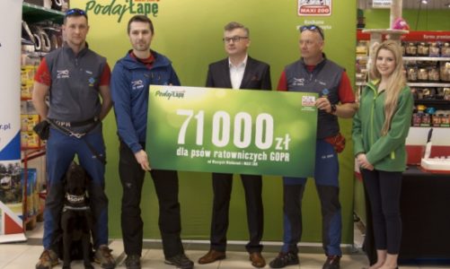FinaÅ‚ 3. edycji akcji â€žPodaj ÅapÄ™â€. W tym roku Maxi Zoo wspiera FundacjÄ™ GOPR