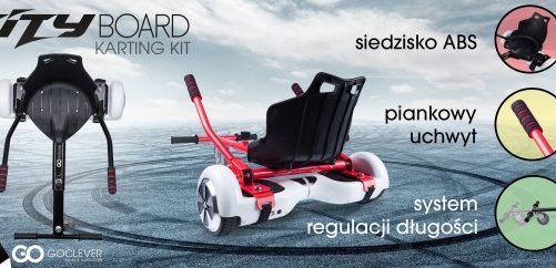 CITY BOARD Karting Kit â€“ zmieÅ„ deskorolkÄ™ w gokarta!