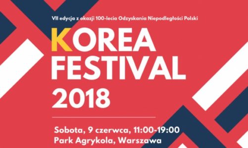 9 czerwca Korea Festival 2018 w Warszawie