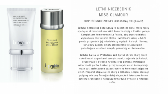 MISS GLAMOUR NA WAKACJACH Styl życia, LIFESTYLE - Miłośniczka luksusu chętnie spędza wakacje na egzotycznych plażach, drogich hotelach lub jeśli ma duszę boho – wybiera glamping (glamorous camping). Bez względu na kierunek, zawsze ma przy sobie ulubione produkty do pielęgnacji twarzy i ciała,