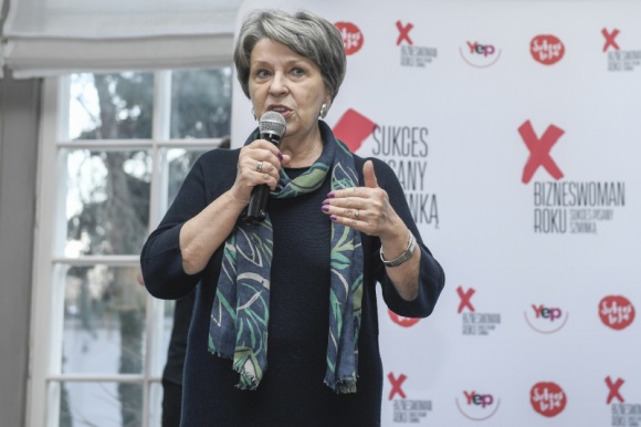 Dr Irena Eris i Katarzyna Pawlikowska podczas ogÅ‚oszenia finalistek X edycji BWR