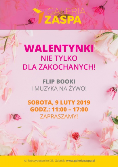 Walentynki nie tylko dla zakochanych z GaleriÄ… Zaspa Styl Å¼ycia, LIFESTYLE - Walentynki obchodzimy juÅ¼ w przyszÅ‚ym tygodniu. Aby wprowadziÄ‡ swoich klientÃ³w w wyjÄ…tkowy klimat tego Å›wiÄ™ta, Galeria Zaspa przygotowaÅ‚a w najbliÅ¼szÄ… sobotÄ™ moc atrakcji, dla wszystkich, ktÃ³rzy tego dnia zdecydujÄ… siÄ™ odwiedziÄ‡ centrum.
