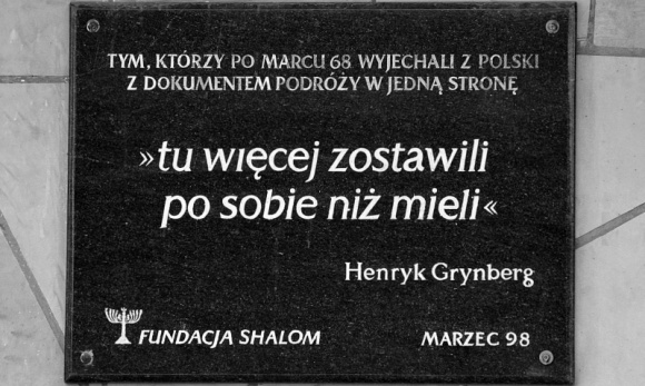 Obchody rocznicy Marca â€™68