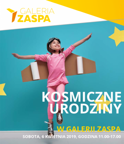 Kosmiczne urodziny Galerii Zaspa Styl Å¼ycia, LIFESTYLE - JuÅ¼ w najbliÅ¼szÄ… sobotÄ™ Galeria Zaspa bÄ™dzie obchodziÄ‡ swoje 3. urodziny. Z tej okazji dla klientÃ³w â€“ nie tylko tych najmÅ‚odszych â€“ przygotowane zostaÅ‚y wyjÄ…tkowe atrakcje. W tym roku motywem przewodnim imprezy bÄ™dzie kosmos i wszystko co z nim zwiÄ…zane.