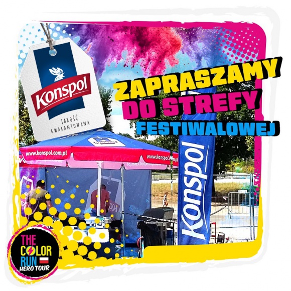 Konspol po raz kolejny partnerem festiwalu The Color Run w Warszawie Styl Å¼ycia, LIFESTYLE - Color Run 2019