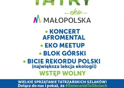Koncert Afromental i mnÃ³stwo atrakcji podczas Ã³smego finaÅ‚u Czyste Tatry 2019