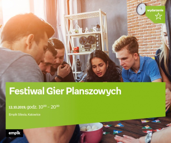 Festiwalu Gier Planszowych w Empiku Silesia BIZNES, Kultura - Spotkajmy się przy planszówkach w katowickim salonie Empik Silesia 12 października. Czołowi wystawcy gier czekają na Was od godziny 10:00 do 20:00.