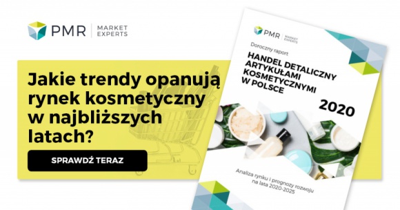 Do 2025 roku sprzedaż internetowa będzie odpowiadać za ponad 15% rynku artykułów BIZNES, Konsument - W 2019 r. sprzedaż internetowa artykułów kosmetycznych osiągnęła wartość 2,6 mld zł, odpowiadając za prawie 11% udziału w całym rynku handlu detalicznego artykułami kosmetycznymi. Według prognoz PMR, udział ten wzrośnie do prawie 16% w 2025 roku.